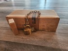 Box Of 30 Padlocks-factory Sealed-vintage Military Padlocks-all Brass