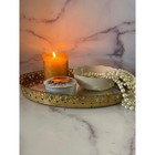Vintage Oval Gold Filigree Mirrored Vanity Tray Hollywood Regency Perfume Decor