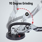 710w Electric Drywall Sander With Dust Hose  Led Lights   Extendable Handle