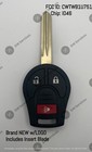 New  Oem Genuine Nissan Remote Head Key Fob Cwtwb1u751  H0561-c993a