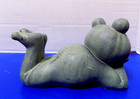 New Green Frog Figurine Statue Frogs Plaster Posing