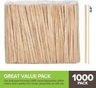 1000 Count Wooden Coffee Stir Sticks  Bulk Wood Stirrers For Coffee And Tea  Dis