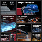 Arccaptain Plasma Cutter 50amps Cut50 Led Display 110 220v Dual Voltage Dc Igbt