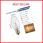 Wax Warmer Bulb - Salt Lamp Bulb - 15 Watt Light Bulbs For Scentsy Wax Warmer c7