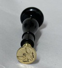Vintage Style Brass Head Eagle Wooden Handle Wax Seal Sealing Stamp Card Decor