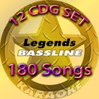 Legends Bassline Karaoke 12 Cdg Set 180  Songs Volumes 1 Through 12