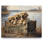 Vintage Leinkugels Wooden Beer Crate Art Print Beer Cans Signs Breweriana Gift