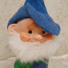 Vintage Gnome Elf Figurine Vinyl Rubber 4  Made In Japan