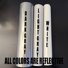 Security - Iron-on Heat Transfer Decal Reflective Pick Your Size color