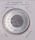 Motor Medic Radiator Nc Charlotte Usa Lucky Penny Encased Coin 1961 Lincoln Cent
