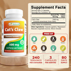 Cat s Claw Capsule  500 Mg  240 Count