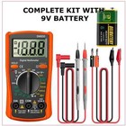 Lcd Digital Multimeter Voltmeter Ammeter Ohmmeter Volt Ac Dc Tester Leads Meter