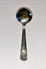 Vintage Wm Rogers   Son Is Metal Baby Spoon Floral Pattern April