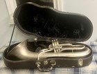 King Cleveland Musical Usa Bb Marching Baritone Horn - Silver - Vintage 