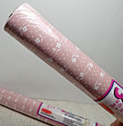 2 Rolls New Vintage 1991 Rubbermaid Pink With Flowers Dots Contact Paper Sealed