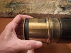Vintage Brass Camera Lens - Darlot Paris B f    Co  - 3 3 4    Long