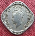 India  British 1939 Copper-nickel 2 Annas  George Vi  Calcutta  Wwii Era  Km 540
