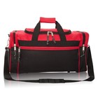 21  Blank Duffle Bag Sports Travel Luggage Gym Gear Bag In Red