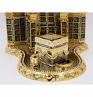 Islamic Turkish Table Decor 99 Names Of Allah Kaba Clock Tower Replica Gold