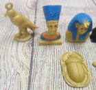 Safari Ltd Ancient Egypt Toob Lot Of 12 Figures Toys Gold Blue Pharaoh Pyramids