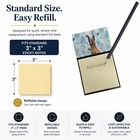 Caroline s Treasures Mahogany Belgian Malinois Watercolor Sticky Note Holder