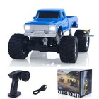 1 36 4wd 2 4g Rc Off Road Vehicles Mini Crawler Car Battery Lights Rtr Rc Toys