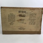 Vintage Hydol Modern Leather Re-conditioner 1 Gallon Tin Can Spot-bilt 1950s 60s