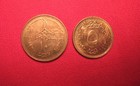 2 Egypt Coins  5 10 Piastres   Free Shipping   751c 