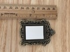 1 12 Scale New Dollhouse Miniature Brass Metal Baroque Decorative Scroll Mirror