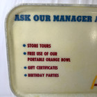 Vintage Mcdonalds Advertising Food Serving Tray Fiberglass Store Tours Birthday