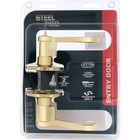 Steel Pro Polished Brass Scroll Entry Door Lever L6700b Steel Pro L6700b