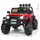 Electric Kids Ride On 12v Truck Car W  Mp3 Remote Control Red