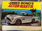 Vintage Battery Operated James Bond 007 Car Gilbert Aston Martin Db5