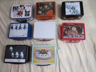 Lot Of 8 Beatles Metal Lunch Boxes  Near Mint  Vintage Size  Free Shipping 