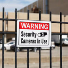 10 In  X 14 In  Security Cameras In Use Sign For Safety   Surveillance Warning
