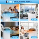 14000 Btu 4-in-1 Portable Air Conditioner Heat Ac Cooling Dehumidifier Fan