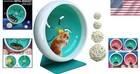 7-inch Super-silent Hamster Wheel With Adjustable Stand - Perfect For Small Pets