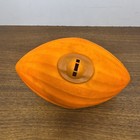 Vintage 1989 Nerf Turbo Screamer 9    Football Black   Orange By Parker Brothers