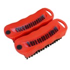 2 Pc Combo Fingernail Brushes Scrubbing Scrub Brusher Finger Nail Brush 5   Long