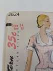 Simplicity 3624 Dress Top Skirt Sewing Pattern   Transfer Ladies 14 Vtg 50 s Uc