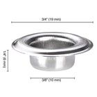 Yescom 10000 Pcs Grommet Kit 3 8 Inch Size  2 Nickel Eyelets For Fabric Tarp