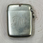 Antique Worcester Brass Vesta Case Souvenir Match Safe City Crest