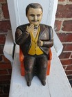 Original Antique J E Stevens Cast Iron 1873 Tammany Hall Mechanical Bank Excell 