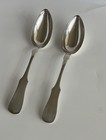 Antique Imperial Russian 84 Silver Fiddle Tablespoons Daniel Schwartz Vilnius