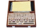 81 Pcs Rectangular Gage Block Set  05-4  As-0 Grade Nist Certificate M 