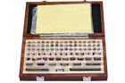 Shars Rectangular Gage Block Set 81 Pc  05-4  As-0 Grade W  Nist Certificate M 
