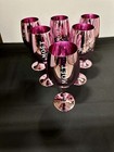 Moet   Chandon Champagne Glasses Flutes  Pink Ice Imperial Acrylic  Set 6