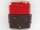 Leica-ii d  Luftwaffe Wwii Vintage Russian 35mm Red Camera   Lens Elmar F3 5 5cm
