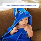 Hooded Baby Towel W 5 Baby Washcloths Baby Bath Shower Gifts For Boy And Girl