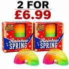 Magic Rainbow Spring Coil 7 5cmx6 5cm Colourful Stretchy Bouncy Fidget Toy G0 65